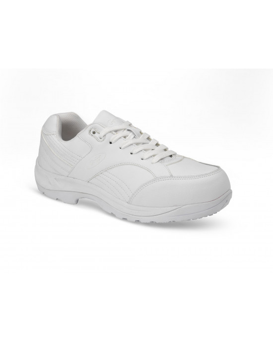 Pace Womens White Slip Resistant Trainer K7295 Pace Womens White Slip Resistant Trainer K7295