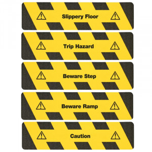 Hazard Warning yellow/black with Text (Sheet) Hazard Warning yellow/black with Text (Sheet)